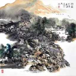 书画家王建华沂蒙山水,妙哉妙哉