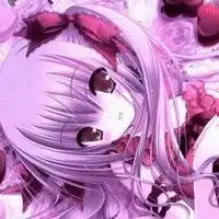 求紫色梦幻动漫少女图