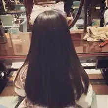 女生背影,长发头像