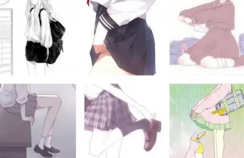 最详细动漫美少女百褶裙画法教程就是这么简单
