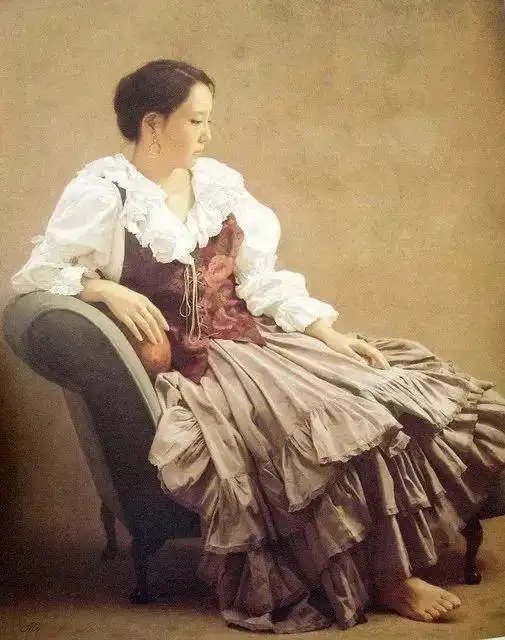感动专情画家,一生只为一个美女画画,画遍她360度都不腻