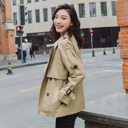小个子女生,外套不用有很多,一件风衣就能撑起整个春季