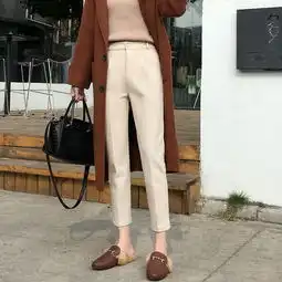 这才是现流行女裤奶奶裤也叫烟管裤洋气百搭,关键显腿长