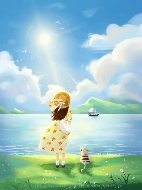 治愈系插画向往的生活