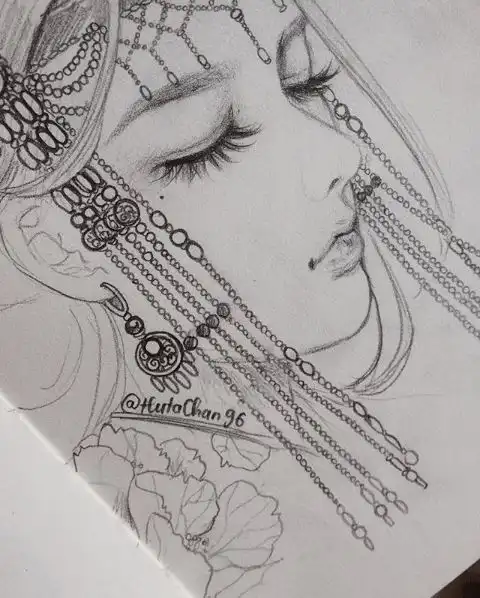 教你画清新唯美的线条美少女,一定不能错过了