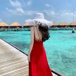 女生清新头像唯美侧脸