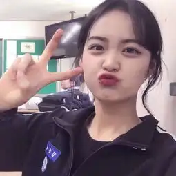 萌呆呆的个性少女头像