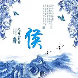 26张淡雅花开富贵微信头像,青花瓷高清姓氏头像,超美喜欢请带走