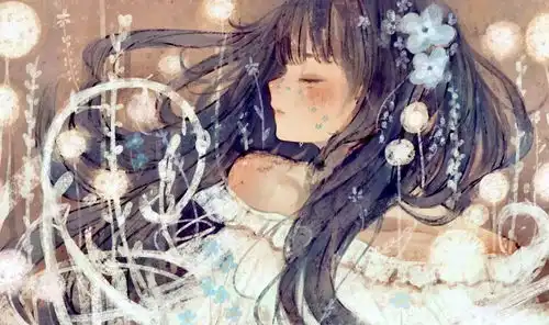 少女心爆棚的一组插画,太适合当头像了吧