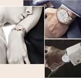法国罗蒂诗蔓品牌时尚情侣手表一对价正品男女士手表定制免费刻字腕表
