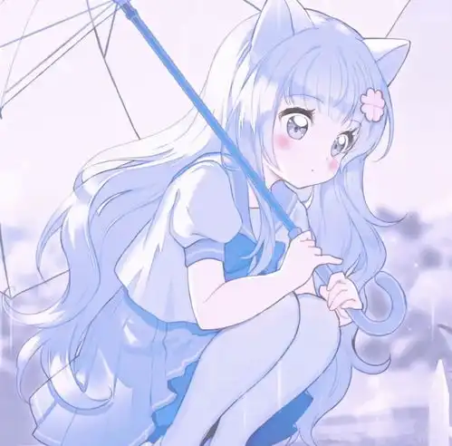 动漫女头梨花泪