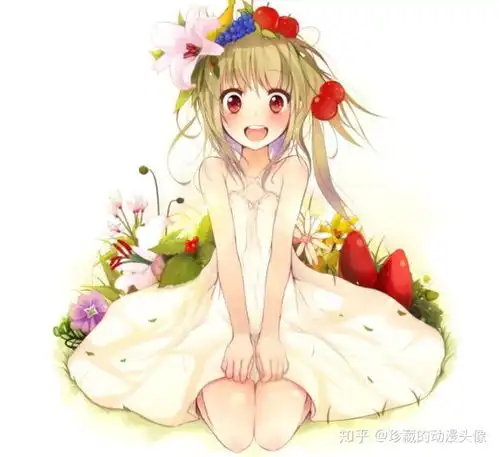 珍藏的动漫头像美图图集小清新系列,这样的小姑娘最美了