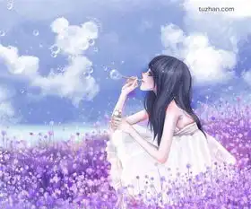 女生侧面头像动漫的,带忧郁悲伤地