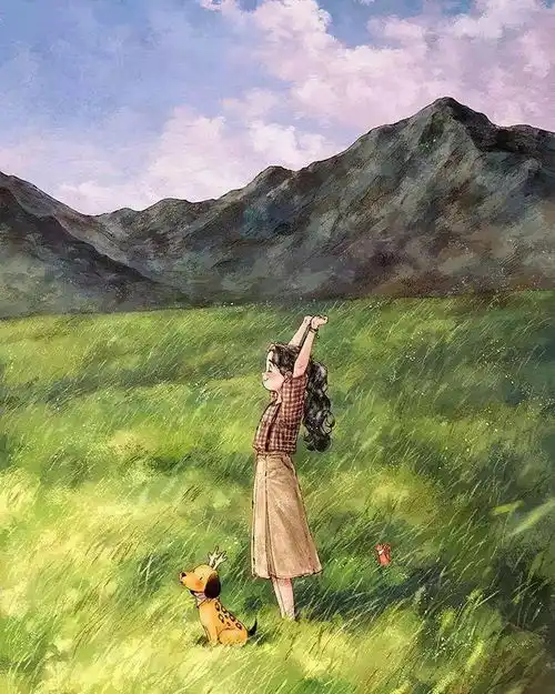 韩国插画师笔下的独居少女引无数人向往...
