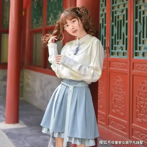 萱客搭配温柔气息满满的衬衫