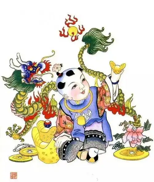 新的一年,精美祝福年画送给你