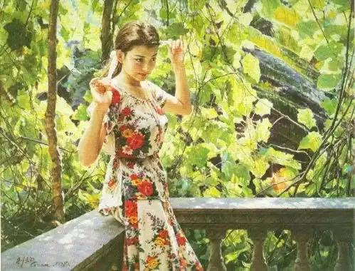 中国著名画家关则驹油画作品欣赏