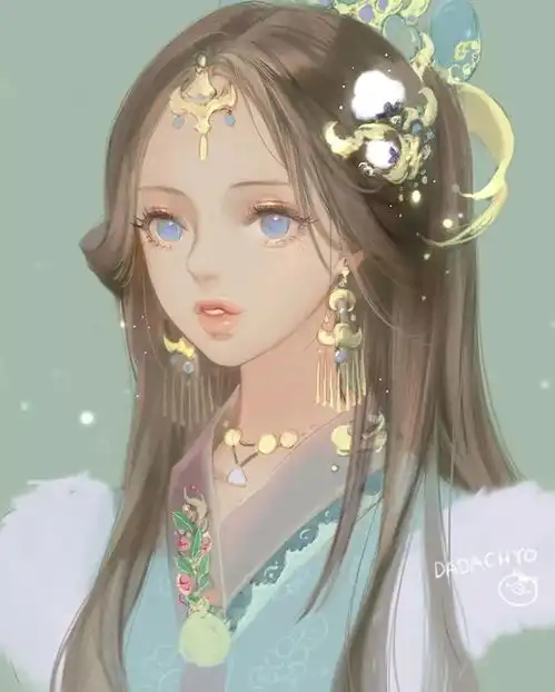 一组日式风格的美女插图,很有立体感