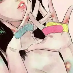 个性病态女生微信头像3