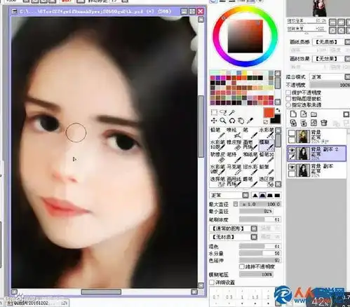 把可爱小女孩照片转成仿手绘的ps教程