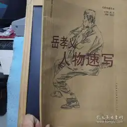 名师临摹范本岳孝义人物速写