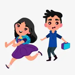 开学季学校学生上学插画图片素材其他格式下载动漫人物大全