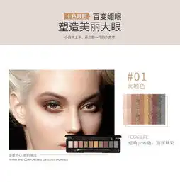 菲鹿儿focallure眼影盘ins超火的哑光大地色裸色自然闪亮少女系网红化妆品