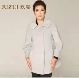 玖姿juzui专柜正品2012春新款女装翻领ol通勤中长大衣格子外套好看吗