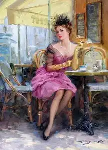 美女成灾啦专职画乌克兰美女的幸福画家