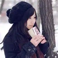 唯美漫画红衣女子微信头像图片大全