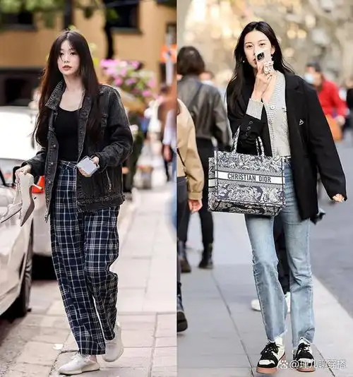 时尚街拍记录了女生们的穿搭,更是记录了美