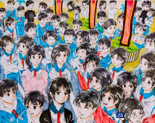 冲上热搜深圳12岁小学生给全班同学画卡通版毕业照
