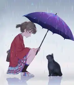 侧面动漫女生图片