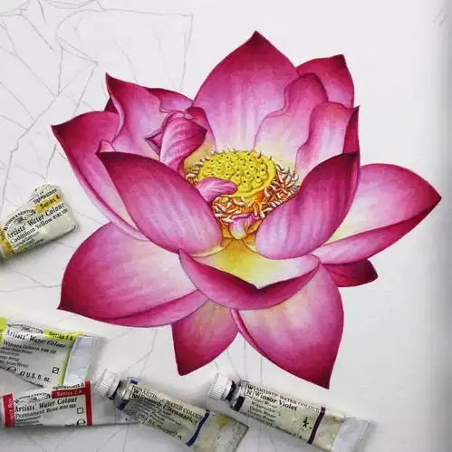 自学成才的美女画家,竟然自称是业余的看完作品,瑟瑟发抖