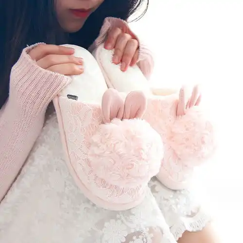 秋冬避免手脚冰凉,4款加厚棉拖鞋,才是女人真正的护花使者