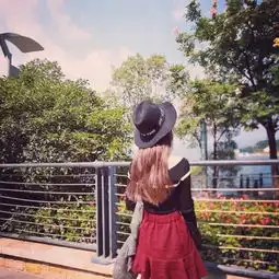 文艺范小清新女生背影头像
