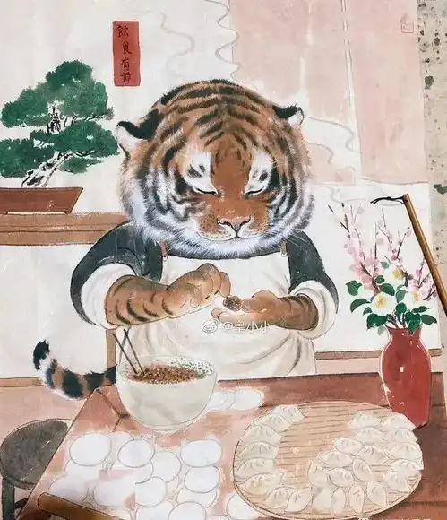 刚出的新年萌虎图祝你2022如虎添翼,生活幸福收到的人,都有福