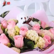 宁国白玫瑰生日情人节鲜花速递快速商务厦门郑州长沙福州市送花送