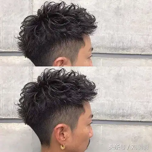 2018男发流行满头卷