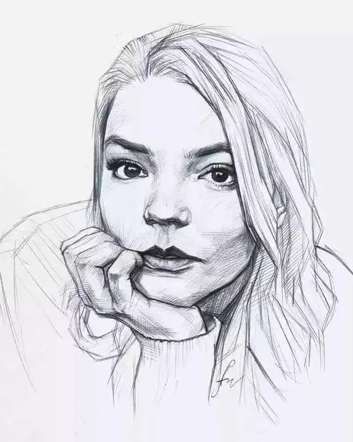 如果人物画成这样,素描速写拿下不再是问题