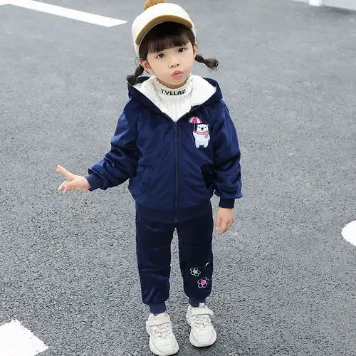 宝宝裤子女2019春秋款童装儿童秋装新款小童加绒加厚冬季女童长裤