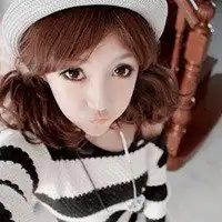 qq女生头像侧脸戴帽子超萌