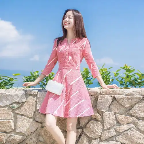 仙气十足的裙子,甜美减龄,上街就是一道美美的风景线