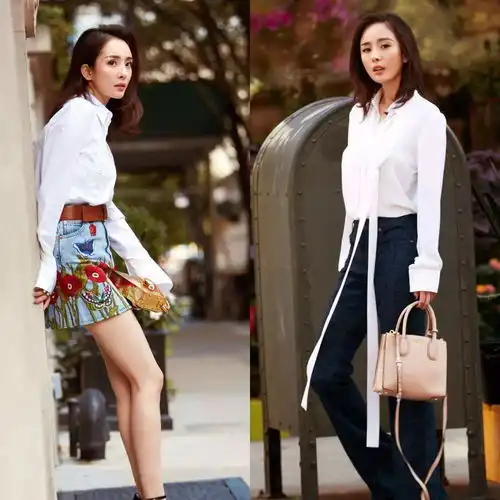 带货女王杨幂你是有多爱mkmercer这么多街拍都有ta身影