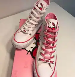 匡威联名hellokitty,莫名戳中少女心,仙女必备