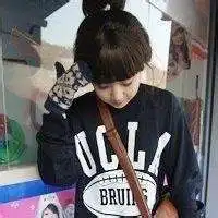 丸子头女生头像背影微信头像图片大全