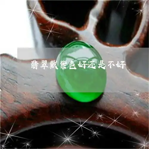 翡翠戴紫色好还是不好翡翠带紫色好吗