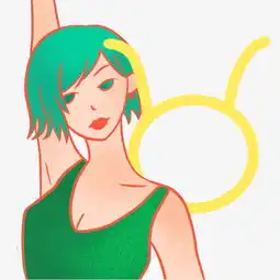 手绘12星座之金牛座女生图片素材其他格式下载动漫人物大全
