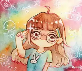 如何用水彩画萌萌的q版头像