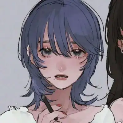 短发女生头像